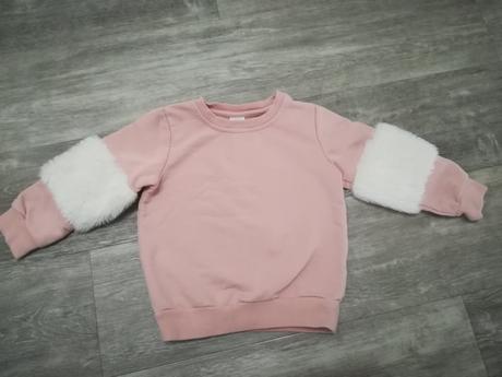 Mikina s chlupatymi rukávy, lindex,92