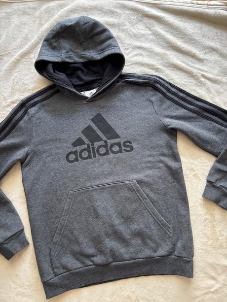 K10/ mikina šedá zn. adidas - v.11/12 let, adidas,152