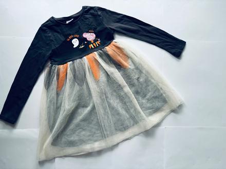 Ob/ šaty halloween - v.5/6 let, 