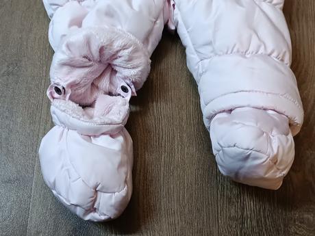 Kojenecká dívčí zimní kombinéza babaluno,vel.62/68, babaluno,62