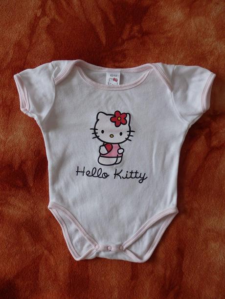 2x body s krátkým rukávem hello kitty, sanrio,68