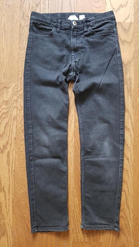 Džíny černé h&m, 152 - 2 kusy, h&m,152