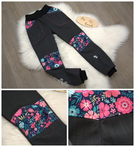 Softshellové kalhoty comfort  vel. 80-158, 74 - 158