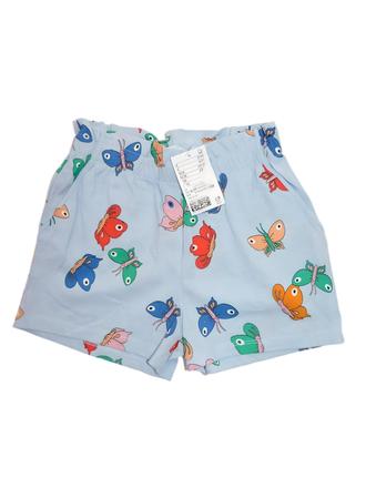 Hm nové bavlněné šortky s motýlky vel. 122, h&m,122