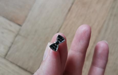 Náušnice mašlička bižuterie,