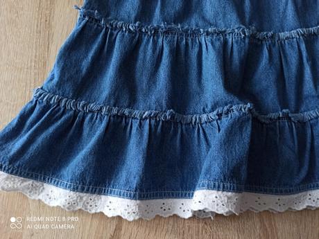 Dívčí džínová sukně, next,104