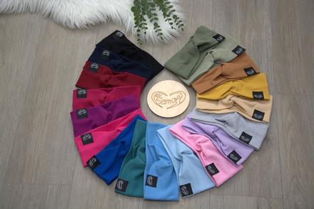 Čelenka s křížením - mix vzorů a velikostí, 74 - 158