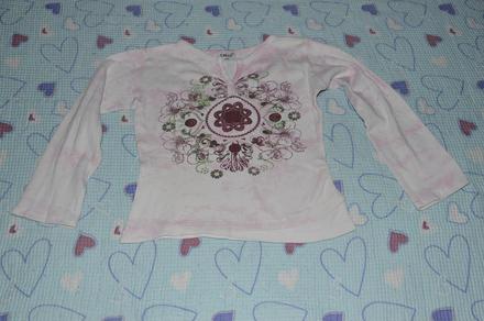 Bavlněné triko dl. rukáv vel 116/122, 116