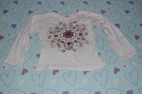 Bavlněné triko dl. rukáv vel 116/122, 116