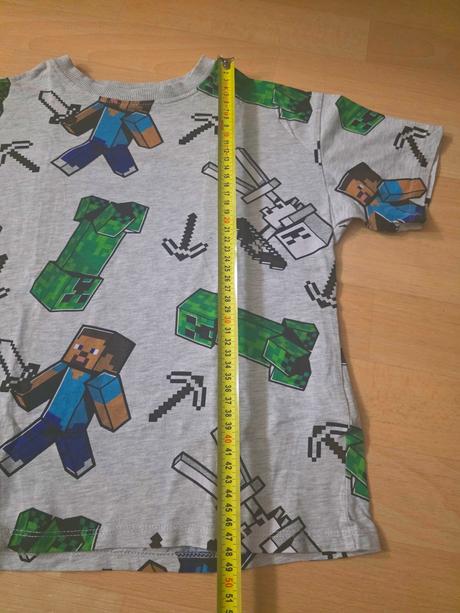 Tričko s kr. rukávem minecraft sinsay, sinsay,140