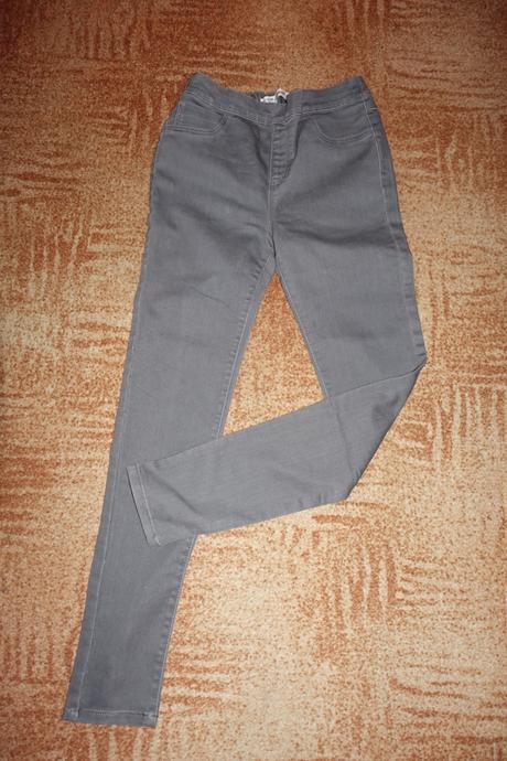 Dívčí riflové jegginy vel. 158, denim co,152