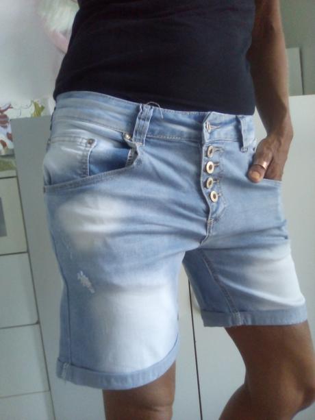 Baggy šortky zn."denim/place du jour" vel."38", denim,38