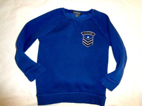 Pěkná tmavomodrá mikina, primark,128