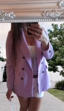 Shein fialkové sako, l