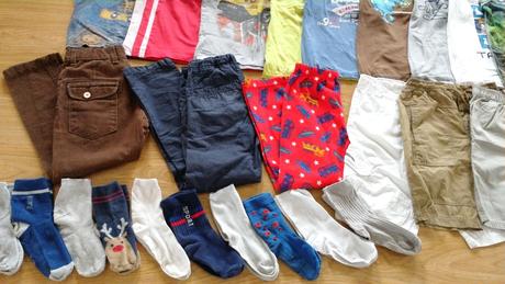 Balík mix věcí na kluka vel.110-128 jaro/léto/podz, 104–116