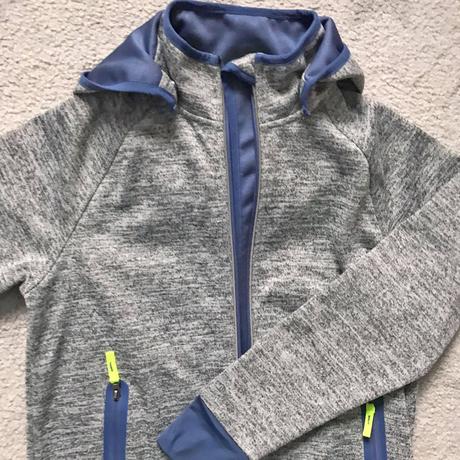 Softshellová šedá bunda tchibo, vel. 146/152, tchibo,146