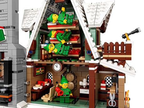 Vánoční lego creator 10275 elfí domek,
