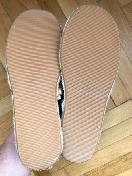 Espadrilky slip-on plátěnky, h&m,34