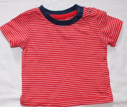 Av43. pruhované tričko 0-3 měs., early days,62