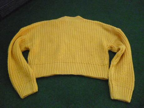 Hořčicový svetr vel.12-13, 158