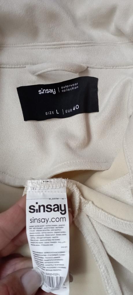 Košilová bunda zn."sinsay" vel."l" i větší velikos, sinsay,l