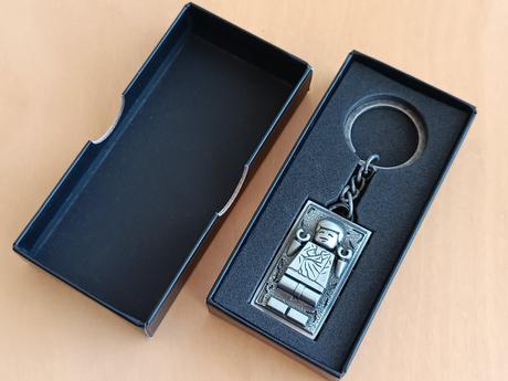 Lego star wars 5006363 han solo keychain, 
