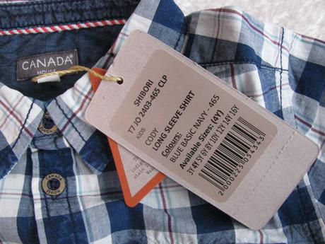 Modrá chlapecká károvaná košile, house,104