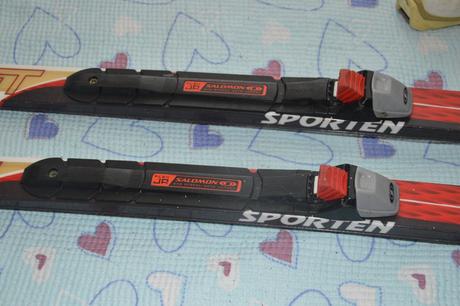 Dětské běžky se šupinami 140cm boty sns vel. 36, sporten