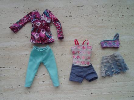 Šaty pro barbie 3ks, 