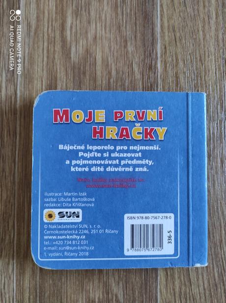 Leporelo moje první hračky,