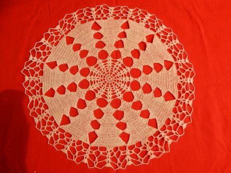 Háčkovaná dečka se stromečky, 