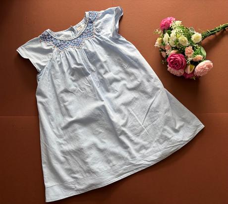 Ob/ šaty bledě modré - v. 5/6 let zn. next, next,116