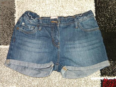 Riflové kraťasy zn.denim girls alive vel.152, denim,152