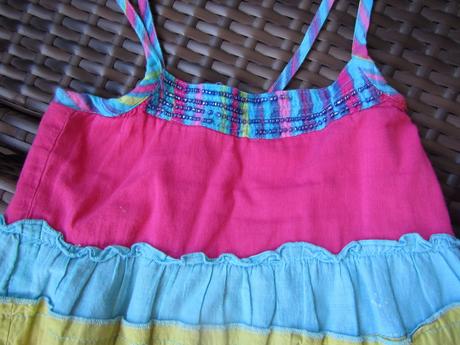 Letní šaty točivé, barevné, dúhové, girl2girl,98, girl2girl,98