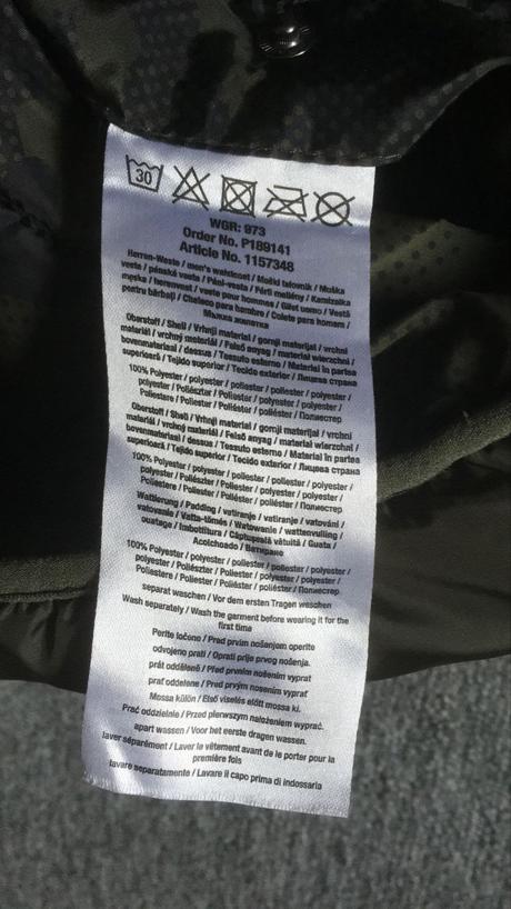 Oboustranná pánská vesta vel.l, l