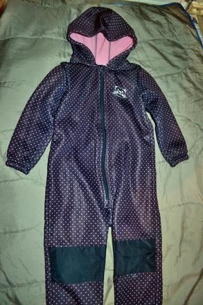 Oteplená softshellová kombinéza 110/116, lupilu,116