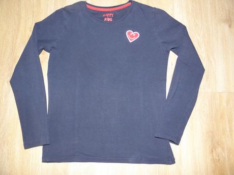 Dívčí tmavě modré tričko zn. tchibo vel.134/140, tchibo,134