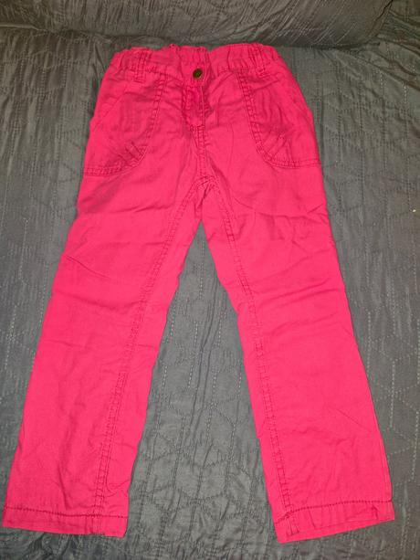 Růžové zateplené kalhoty zn. lupilu vel. 104, lupilu,104
