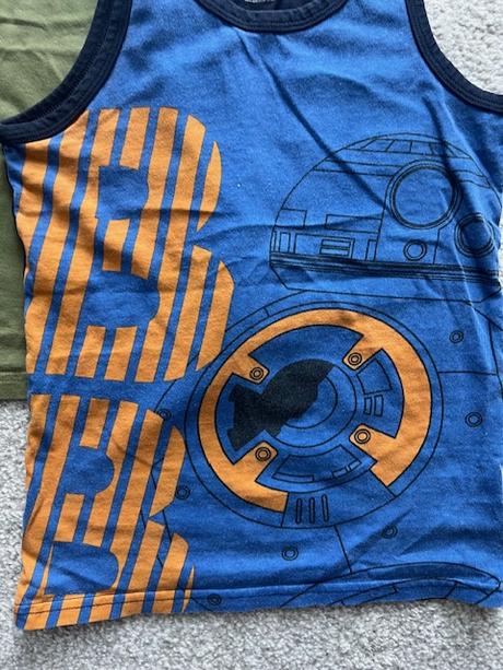 2x tílko chlapecké s dinosaury a autem, 128