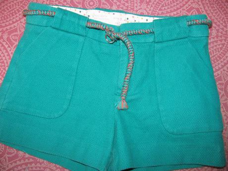 Sytě zelené bavlněné kraťasy zara, zara,110
