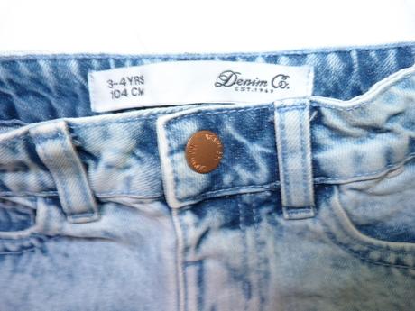 Kraťase s regulací vel.104, denim co,104