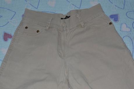 164 170 elastické plátěné kalhoty, 164