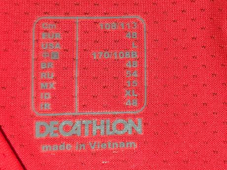 Sportovní tričko, decathlon,48