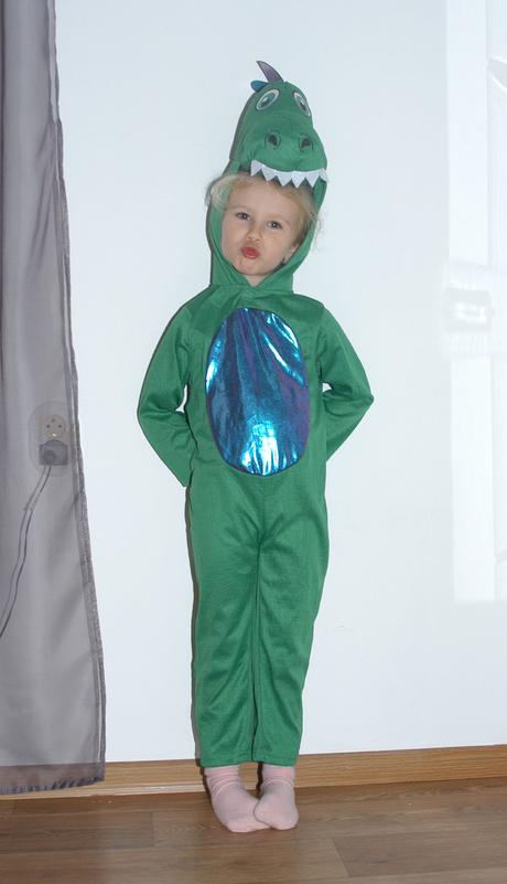 Karnevalový dětský kostým drak-chybí ocásek, 