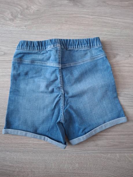 Riflové kraťásky denim, denim,134