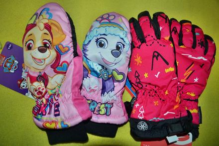 2x rukavice v.116,dívčí, nickelodeon,116