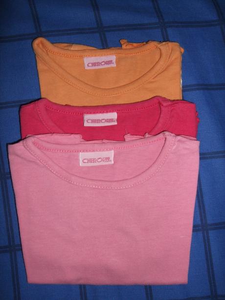4 ks tričká - cena spolu, cherokee,80