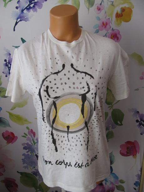 Bílé bavlněné dámské, dívčí tričko christian dior, m