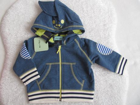 Bavlněná mikina s kapucí, 62