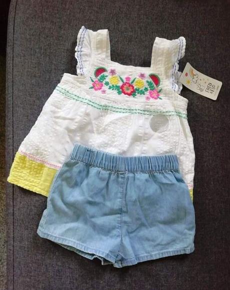 Letní kojenecký set, f&f,68